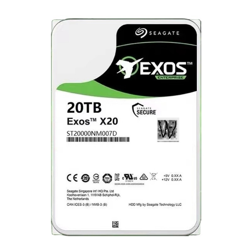 SeaGt HDD Exos X20 ST20000NM007D 7200 RPM SATA, 256MB ĳ, 3.5 ġ   PC, 20TB, 18TB, 16TB, 6 Gb/s, ǰ